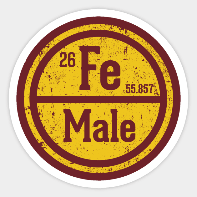 The Original Man of Iron Sticker by kg07_shirts